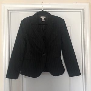 Worthington Black & White pinstripe blazer